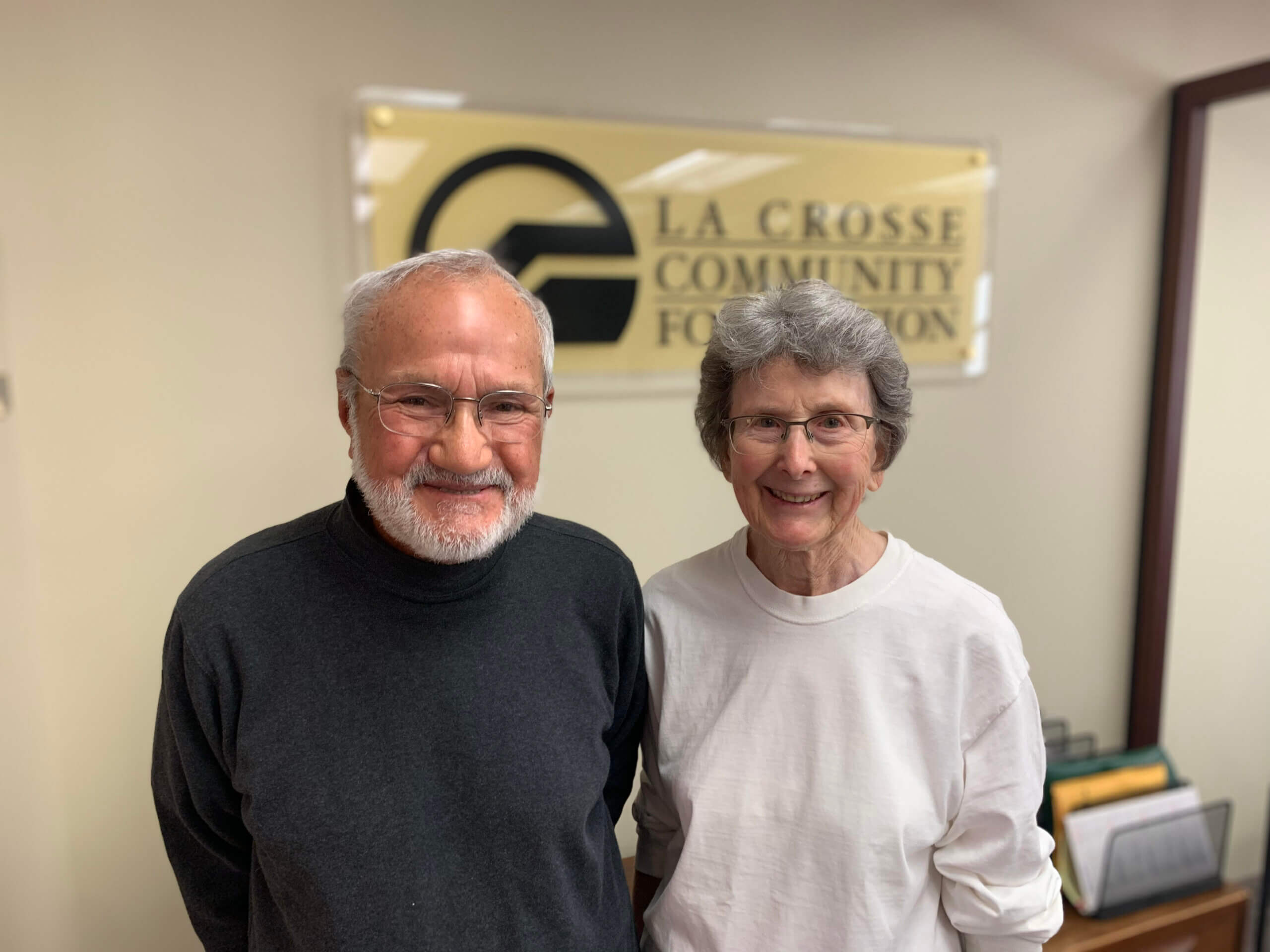 Long-time La Crosse benefactors George and Betty Kruck