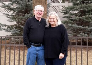 Forever Friends honorees Tom and Trudy Kennedy pose for a photo