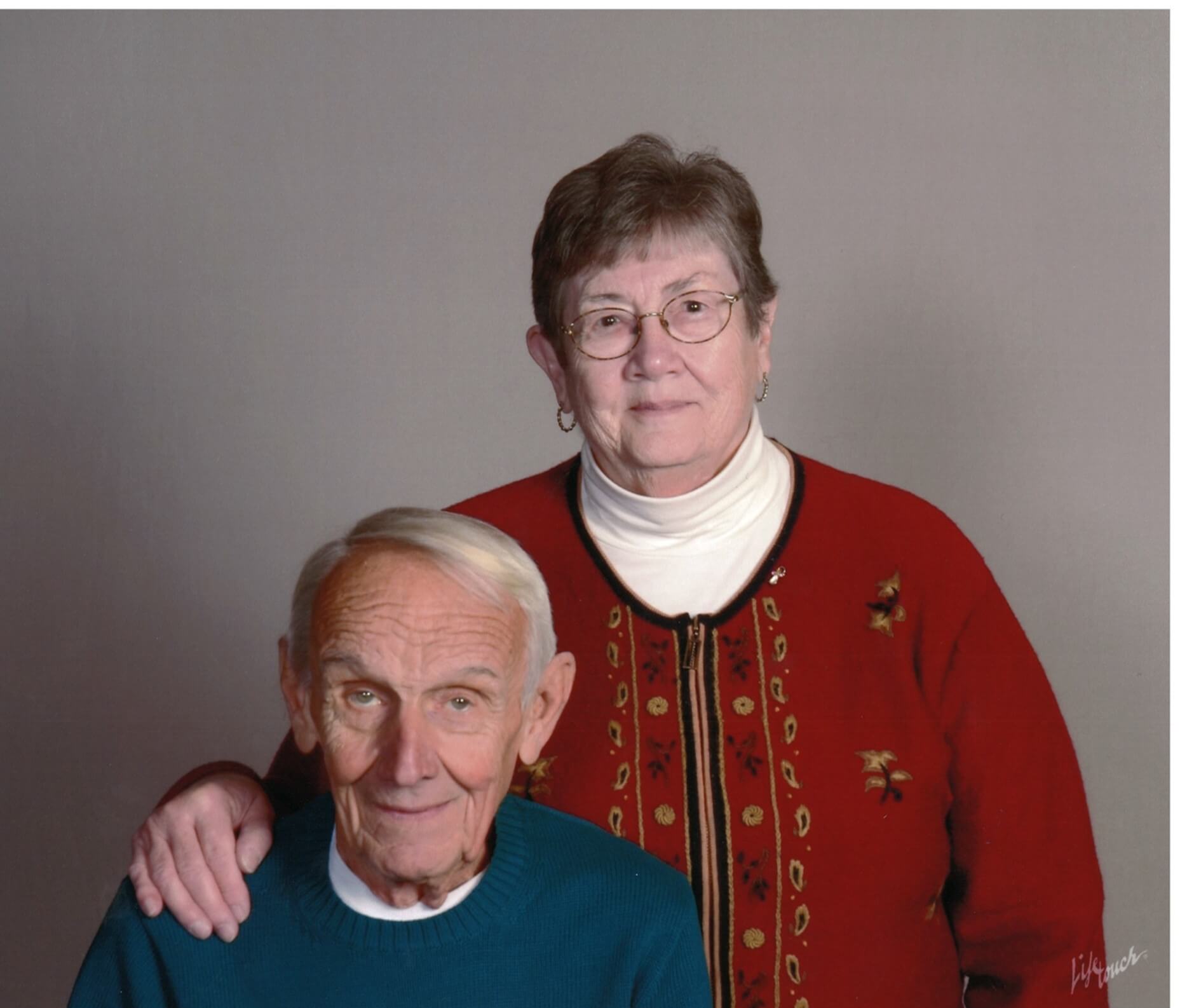 A forever gift from friends of Judy and David Bouflfleur pictured here established a fund in their honor